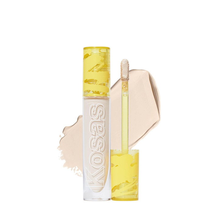 Kosas Revealer Concealer - Medium Coverage Makeup with Hyaluronic Acid, Conceals Dark Circles Under Eyes, Dark Spots and Blemishes + Brightens, Hydra