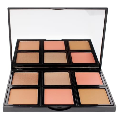 Face Palette - Fearless by Rude Cosmetics for Women - 0.634 oz Makeup