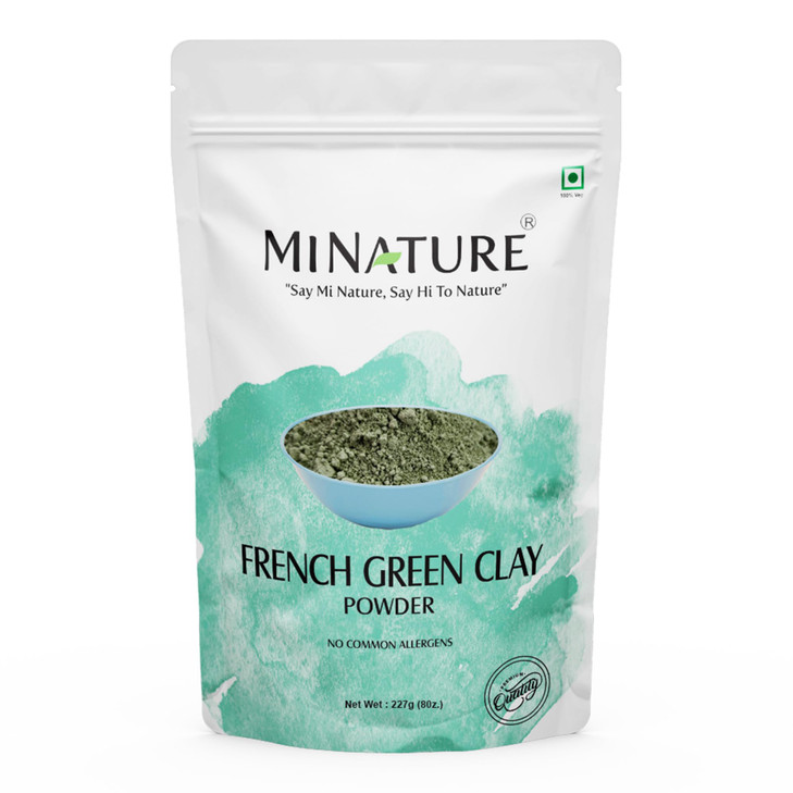 minature French Green Clay Powder| Montmorillonite |for Skincare Face Masks, Face Scrubs, Body Cleansers| Pure & Natural Detoxifier For All Skin Type