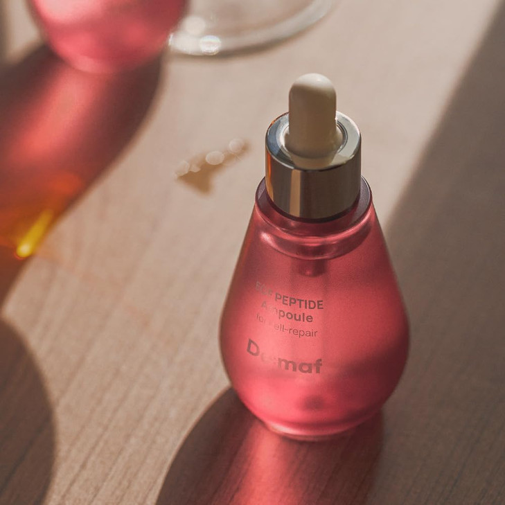 EGF Peptide Ampoule, Epidermal Growth Factors, Peptide, Collagen, Hyaluronic Acid, and Evening Primrose Extract for Skin Elasticity and Skin Cell Ren