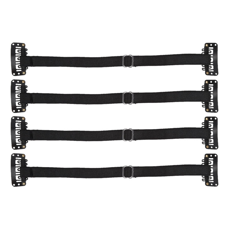 4Pcs Facelift Bands with Clips, Adjustable Elastic Instant Face Band, Invisible Hairpin Face Stretching Lifting Strap, Face Slimming Band, Wrinkles R