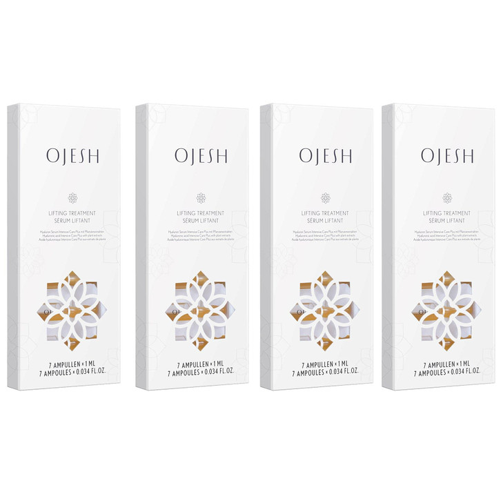 OJESH Hyaluronic Acid Lifting Treatment Serum 0.9,Moisturized,Anti-Wrinkle,Anti-Aging,Intensive Skin, Soothes, Women And Men All Skin Type 7 Ampoules