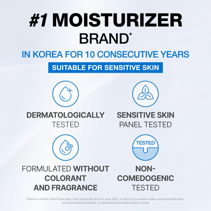 Physiogel Daily Hydrating Facial Moisturizer Lightweight Cream, 72 hrs Hydration for Dry & Sensitive Skin, Korean skin care, Fragrance-Free, Non-Come
