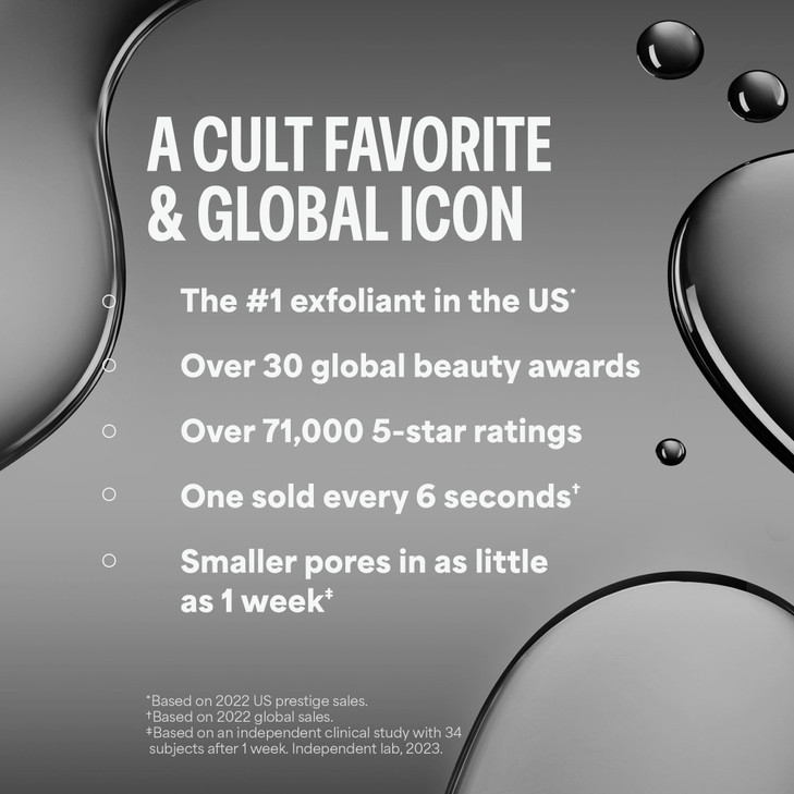 Paula's Choice SKIN PERFECTING 2% BHA Liquid Salicylic Acid Exfoliant-Facial Exfoliant for Enlarged Pores, Wrinkles & Fine Lines, Suitable for Blackh