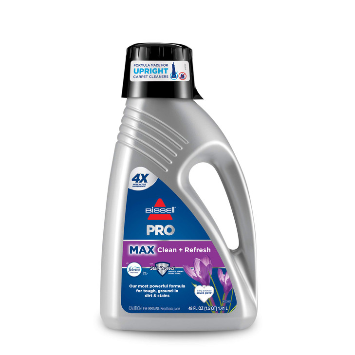 Bissell PRO MAX Clean + Refresh with Febreze Full Size Carpet Cleaner Machine Formula, 48 oz., 2515A