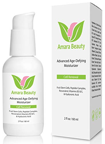 Amara Beauty Anti Aging Face Cream Moisturizer with Resveratrol & Peptides, 2 fl. oz.