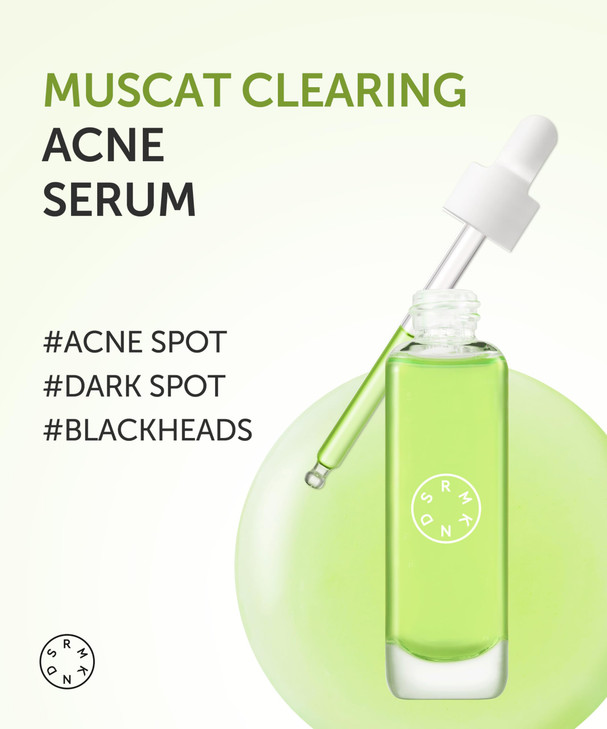 SERUMKIND Muscat Discoloration Correcting facial serum - 1fl oz - Blemishes & blackhead remover - Vegan Not Tested on Animals - Korean Skin Care - PH