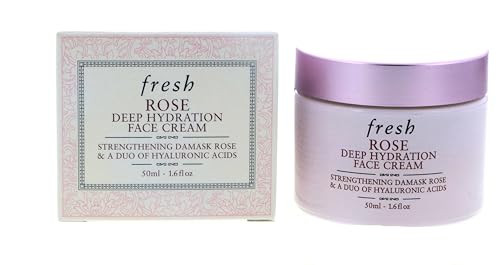 Fresh Rose Deep Hydration Strengthening Face Cream, 1.6 Ounce