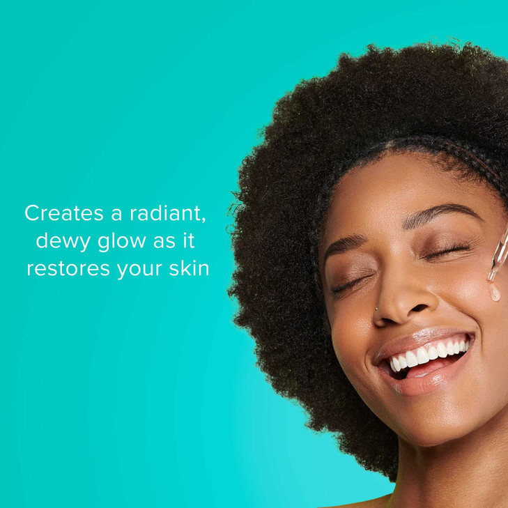 ClarityRx Get Balanced Probiotic Hydrating Face Serum, Natural Plant-Based Skin-Balancing Treatment with Hyaluronic Acid & Antioxidants for Normal &