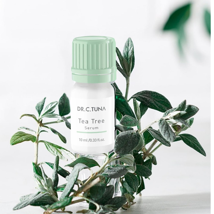 FARMASi Dr. C. Tuna Tea Tree Serum, Purifying Facial Serum for Blemish-Prone Skin, Helps Balance & Clarify Complexion, Tea Tree Oil with Thyme & Rose
