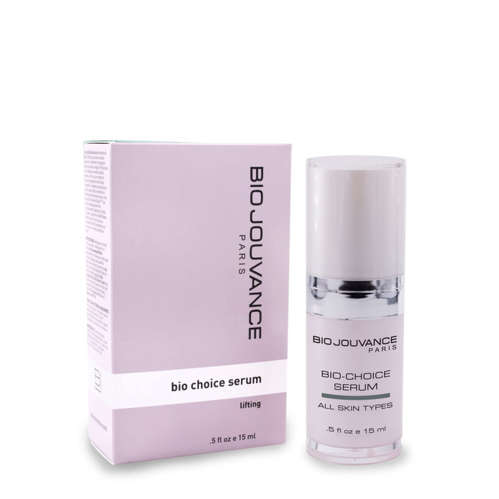 BIO JOUVANCE PARIS - Bio Choice Serum 0.5oz / 15ml - Lifting | Relax and Reduce Wrinkles | Hydrating | Anti-Aging | Daily Facial Skin Care Treatment