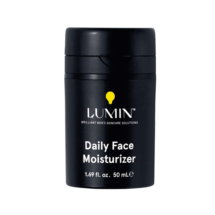 Lumin Daily Face Moisturizer for Men  Lightweight Hydrating Cream with Niacinamide, Mens Face Lotion for Normal, Combination & Sensitive Skin, Kore
