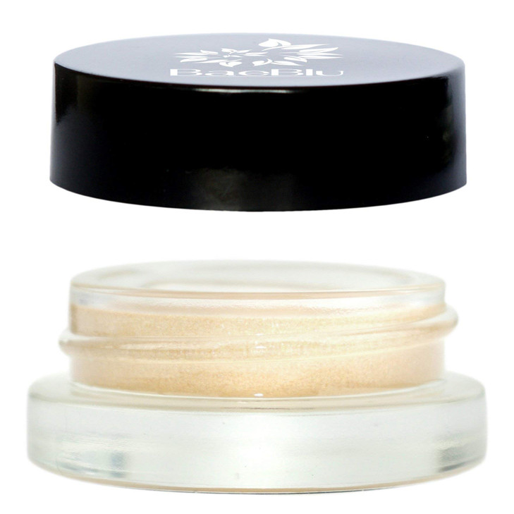 BaeBlu Organic Shimmer Highlighting Cream, for Eyes or Cheeks, 100% Natural, Gold