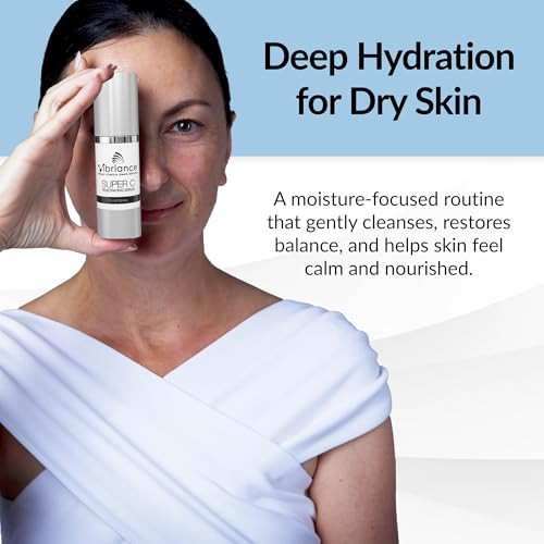 Vibriance Bundle Skincare Set | Super C Serum, Moisturizing Cleanser and Face Cream | Complete Kit for Radiant Beauty