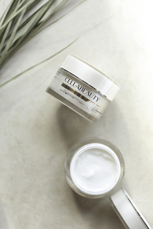 Cella Beauty Facial Regeneration Cream (30ml) Anti Aging and Skin Firming Cream For All Skin Types - Cruelty Free, Plant Based - (1.7oz)