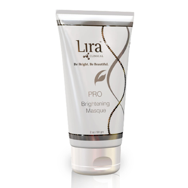 Lira Clinical PRO Brightening Masque - Hydrating Face Mask with Vitamin C, Peptides & Hyaluronic Acid to Support Even Skin Tone, Reduced Wrinkles, &