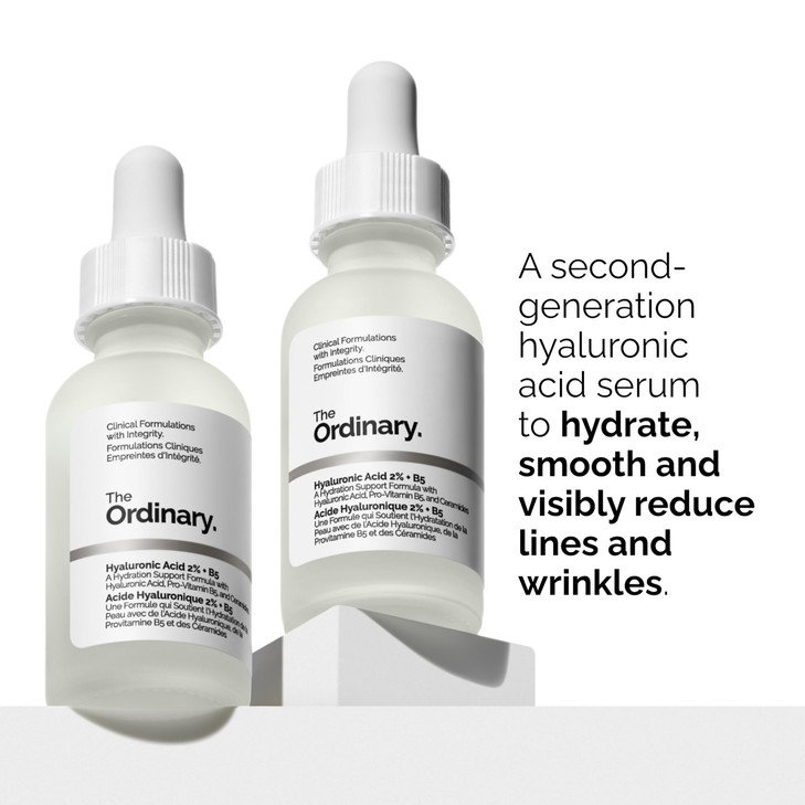 The Ordinary Serum Favorites Set  Hyaluronic Acid 2% + B5, Niacinamide 10% + Zinc 1%, Caffeine Solution 5%  Eye and Face Serums for Hydrating, Brig