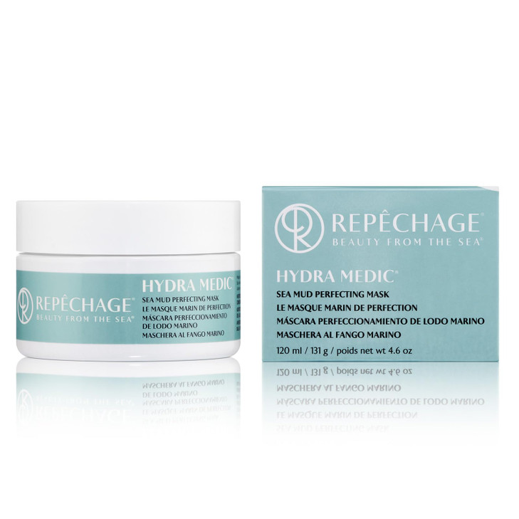 Repechage Sea Mud Mask  Deep Pore Cleansing Clay Face Mask with Seaweed for Women and Men, Exfoliating Mud Mask for Oily, Dry, Sensitive, Problem Sk