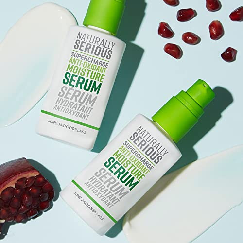 Naturally Serious | Supercharge Anti-Oxidant Moisture Hydrating Serum With Hyaluronic Acid, Face Serum For Dry Skin, Vegan Skincare, Cruelty-Free Ski