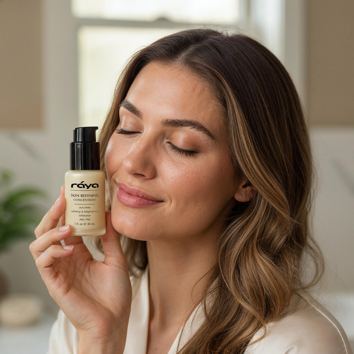 RAYA Skin Refining Concentrate (R-511) | Facial Serum for All Skin Types - Exfoliating, Pore-Minimizing & Complexion-Smoothing | Includes Vitamin C,