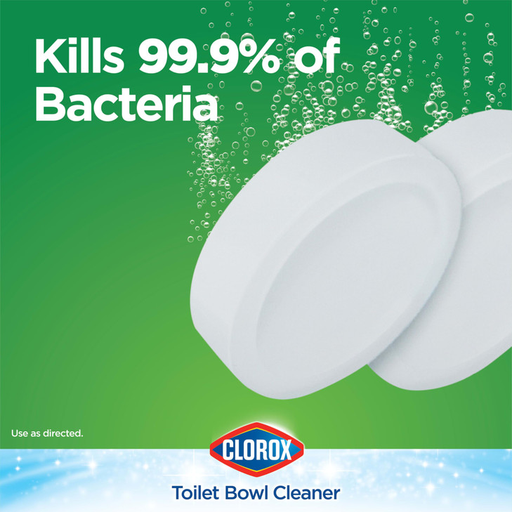 Clorox Ultra Clean Toilet Tablets Bleach 2 Count, 3.5 Oz Each (Pack May Vary)