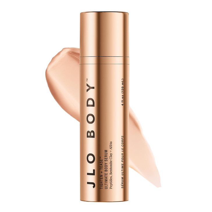 JLO BEAUTY Body Serum with AHAs & Peptides, Exfoliating Body Lotion for Radiant Smooth Skin, Hydrating Moisturizer to Support Elasticity, Even Tone &