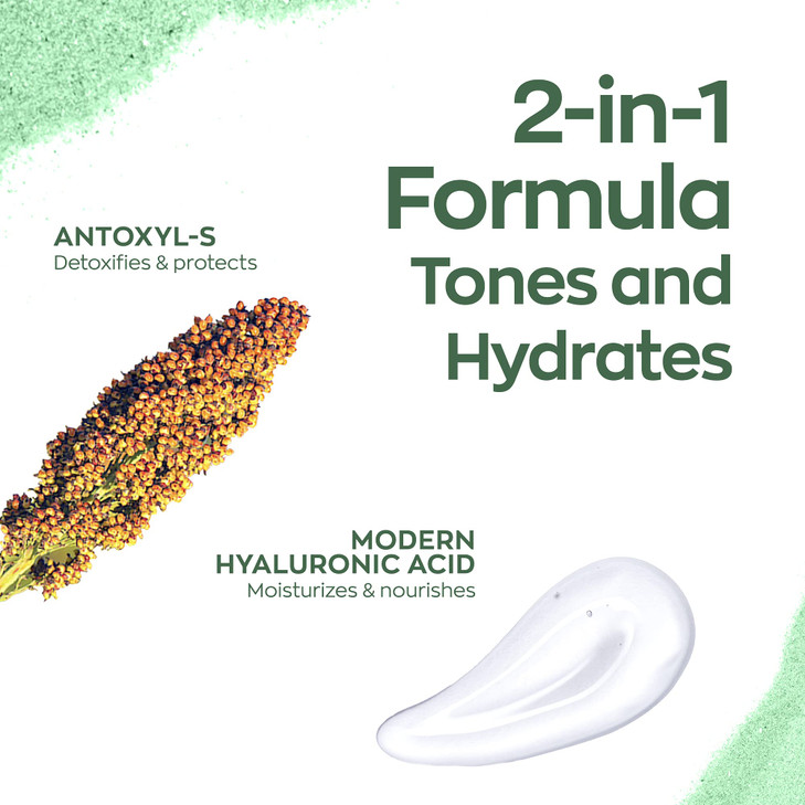 Elizabeth Mott Hydrating Hyaluronic Toner - 2?in?1 Serum & Toner Hyaluronic Acid & Antoxyl Extract - Lightweight Korean Skincare for Hydration, Pore