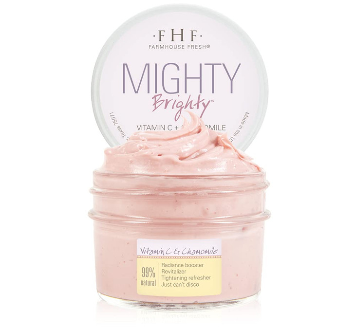 FarmHouse Fresh Mighty Brightyââ¢ Vitamin C + Chamomile Brightening Mask, 3.2 oz.