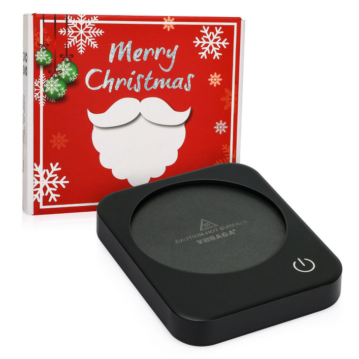 VOBAGA Coffee Mug Warmer for Desk with Auto Shut Off & 3-Temp Settings, Coffee Cup Warmer with Smart Safety Alert Home Office Accessory, Perfect for