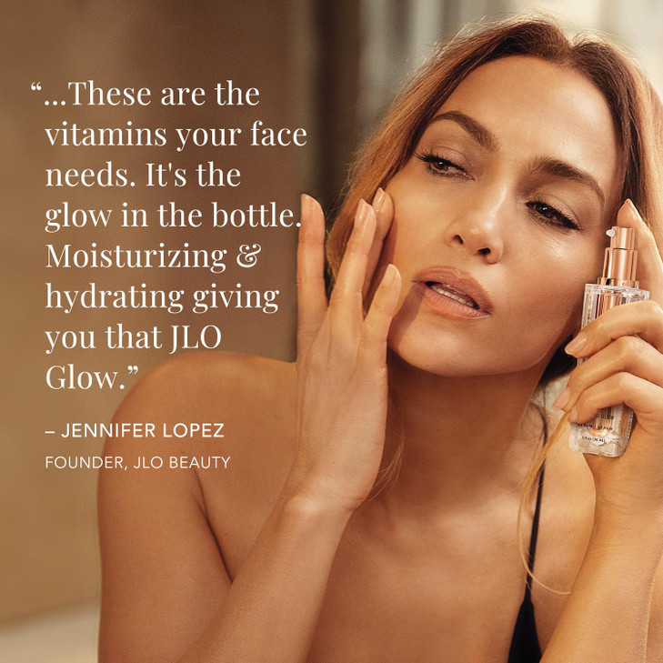 JLO BEAUTY Brightening Serum, Face Serum with Vitamin C, Niacinamide & Squalane, Skin Care with Antioxidants For Smooth, Firm & Lifted Skin, Skincare