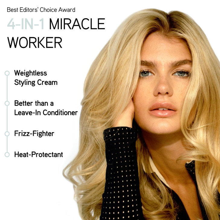 ILES FORMULA Weightless Styling Cream & Finishing Serum with Heat Protection, Non-Greasy Hair Repair Treatment for Damaged Hair, Anti-Frizz Blow Dry