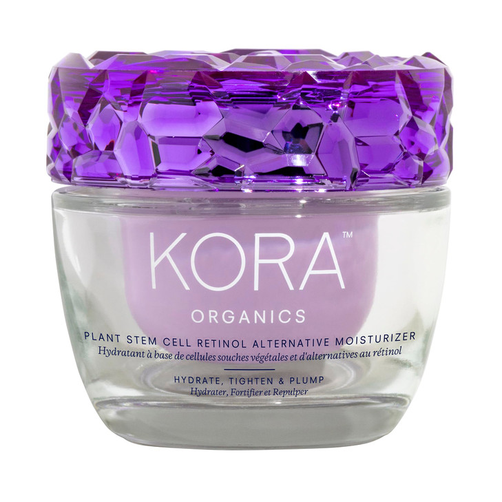 KORA Organics Plant Stem Cell Retinol Alternative Moisturizer, Active Retinol Alternative Smooths Wrinkles & Firms Skin, Face Moisturizer for Women &