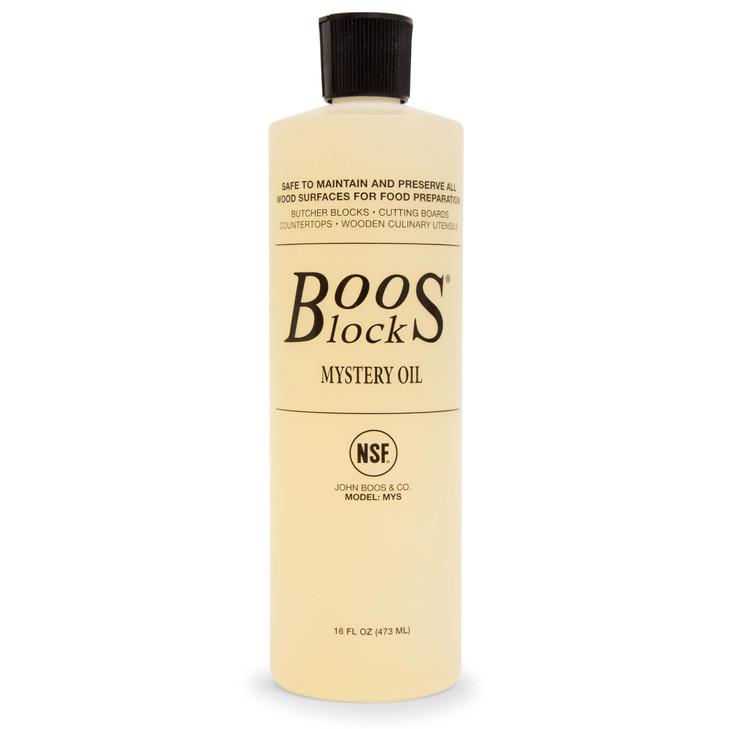 John Boos MYSB Mystery Butcher Block Oil, 16 Ounce Bottle