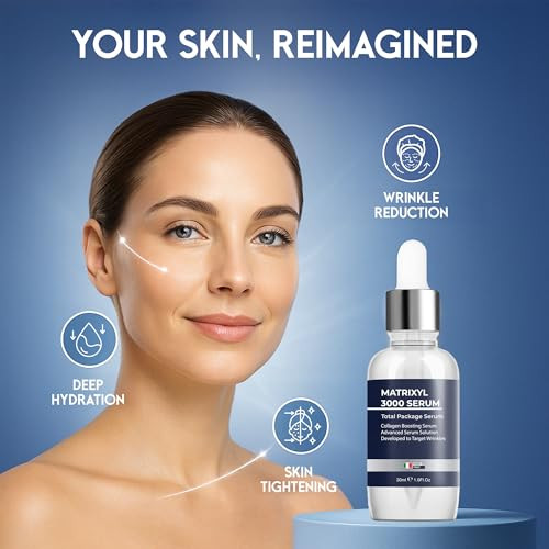 Matrixyl 3000 Total Package Serum with Hyaluronic Acid, Argireline Serum for Anti-Wrinkle, Collagen Boosting, Anti-Aging & face hydrating, Deep Wrink