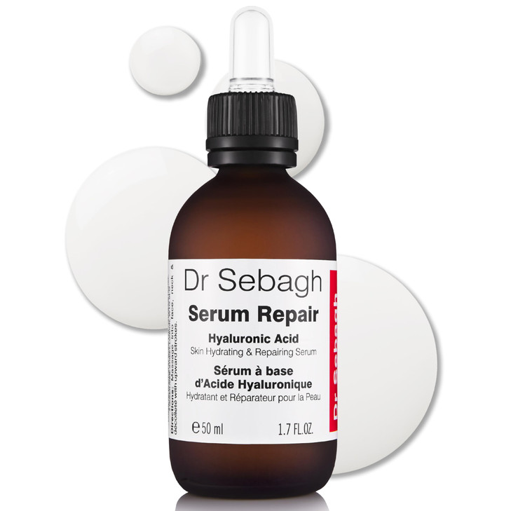 Dr Sebagh Serum Repair (1.7 fl oz) - Award-Winning Hyaluronic Acid Facial Hydrator - Anti Aging & Wrinkle - Skin Moisturizing & Repairing Formula - C
