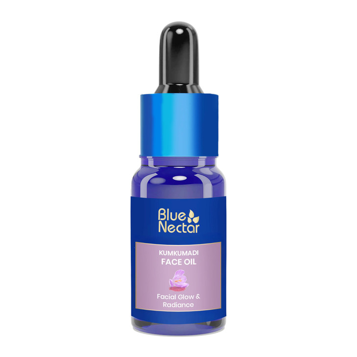 Blue Nectar Kumkumadi Oil for Face | Ayurvedic Anti Aging serum for appearance & Radiance | Saffron & Sandalwood Kumkumadi Tailam Face Oil for Glowin