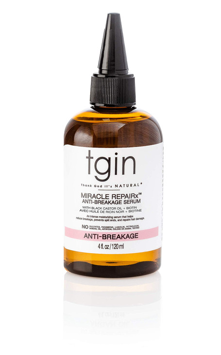 Thank God It's Natural tgin Miracle RepaiRx Anti-Breakage Serum Daily Moisturizer, for Curly, Coily and Wavy Hair, Nourishes and Moisturizes Dry Hair