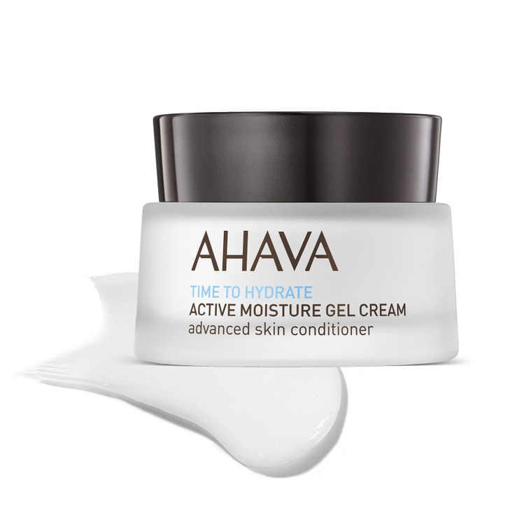 AHAVA Time To Hydrate Active Moisture Gel Cream, Advanced Skin Conditioner - Ultra Fresh Moisture Suspending Gel-Cream for Rejuvenation, Instant Hydr