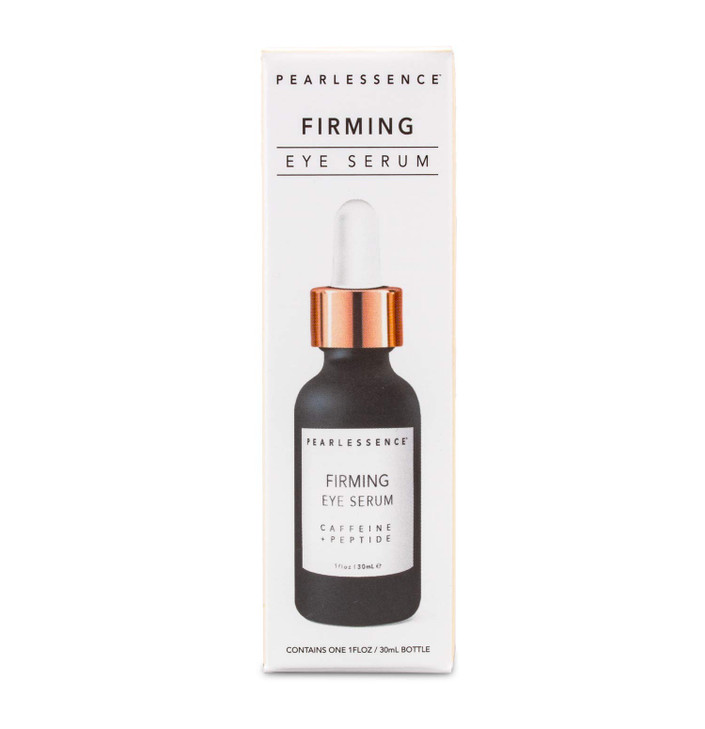 Pearlessence Firming Eye Serum with Caffeine + Peptide  Rejuvenates Puffy Eyes & Reduces Under Eye Bags | Made in USA & Cruelty Free (1oz)