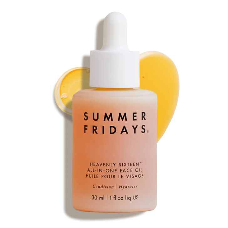 Summer Fridays Heavenly Sixteen Face Oil - All-In-One Hydrating Face Oil for Dry Skin - Made with a Restorative Blend of 16 Non-Comedogenic Oils to H