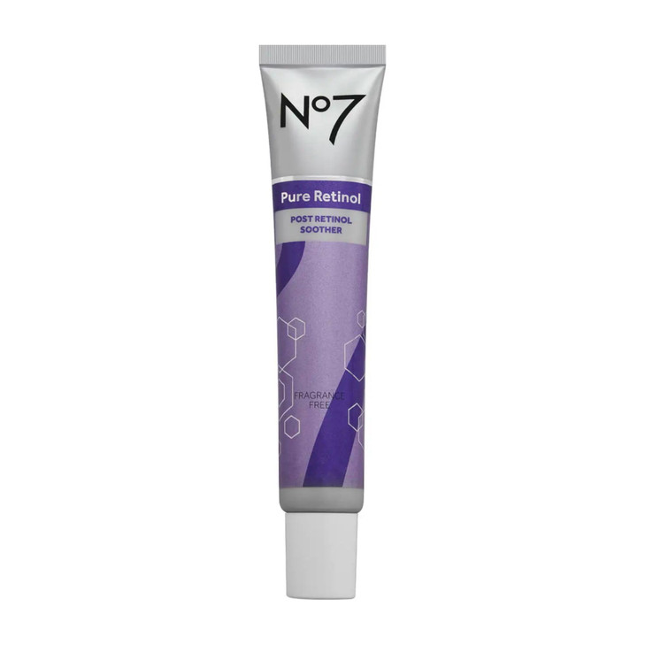 No7 Pure Retinol Post-Treatment Soother  Soothing Face Cream to Support Retinol Tolerance  Ceramides & Bisabolol for Hydration (1.69 fl oz)