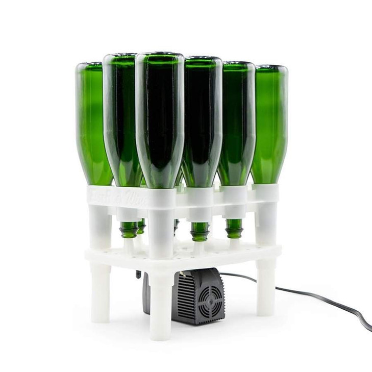 FastWasher 12 Beer Bottle Washer and Wine Bottle Cleaner | BOTTLES & RACKS NOT INCLUDED | General Purpose Rinser | Cleaner and Sanitizer System, Easy