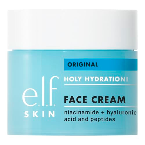 e.l.f. SKIN Holy Hydration! Face Cream, Moisturizer For Nourishing & Plumping Skin, Infused With Hyaluronic Acid, Vegan & Cruelty-Free, 1.7 Oz