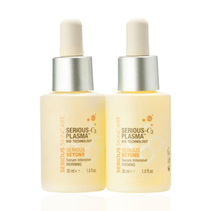 Serious Skincare - Beyond Intensive Vitamin C Serum for Face - 60 Day Facial Treatment for Healthy Glowing Skin and Brightening - Smoothes Lines, Por