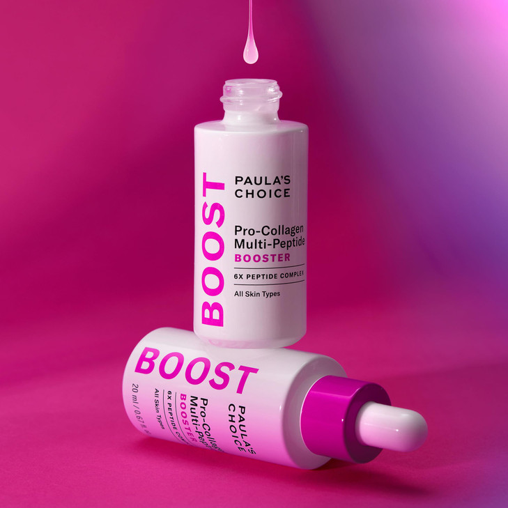 Paulas Choice Pro-Collagen Multi-Peptide Booster Face Serum for Wrinkles, Serum for Face Supports Collagen Production with Plumping Hyaluronic Acid