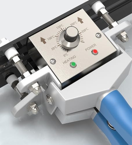 VOTOER FKR-400 16" Hand Held Crimp Heat Sealer Bag Crimp Heat Sealer Sealing Machine Tool Aluminum Foil Kraft (16" Sealing Length)