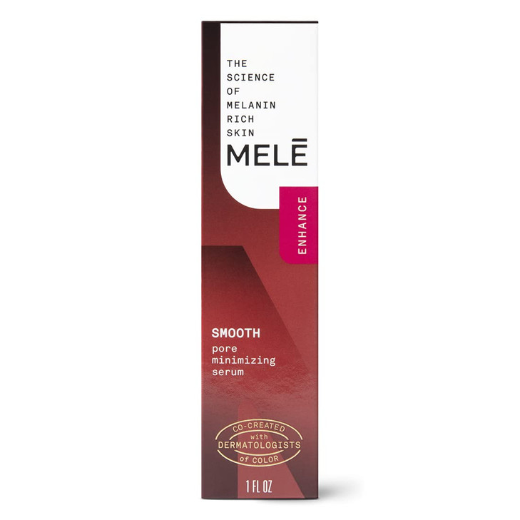 Mele Minimizing Serum Visibly Reduces Pore Size and Reduces Excess Oil Smooth Pore With Pore Blur Technology, Tri-peptide, and Rose Hips Extract For