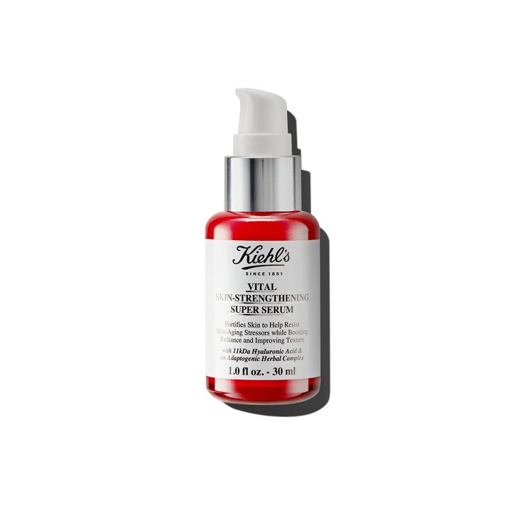 Kiehl's Vital Skin-Strengthening Hyaluronic Acid Super Serum, Boosts Radiance & Smooths Fine Lines, Improves & Renews Skin Texture, with Adaptogenic