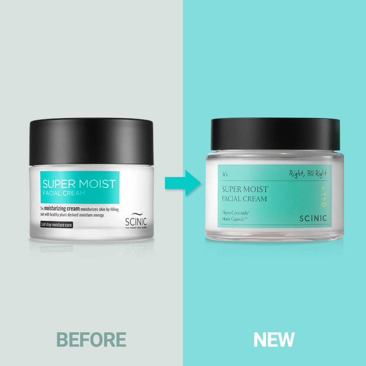 SCINIC Super Moist Facial Cream 2.7 fl oz (80ml) | Deep Hydration for Dry and Sensitive Skin | Korean Skincare