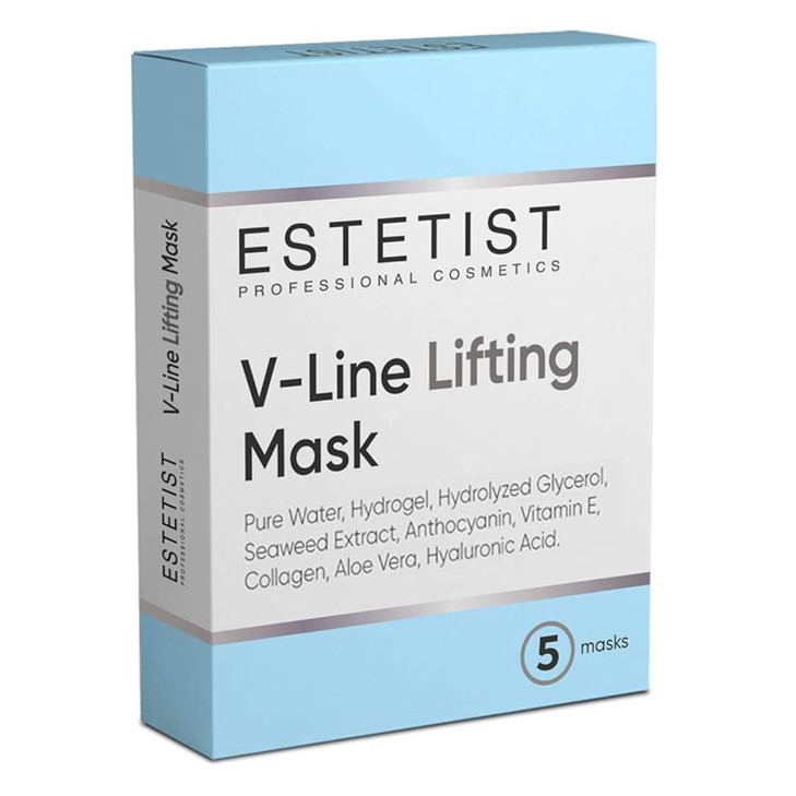 ESTETIST V Line Lifting Mask, V Shaped Slimming Face & Neck Tightening Patch for Double Chin, Firming & Lifting Face Belt for Jawline and Chin, No Wr